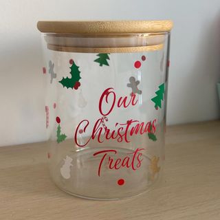 Christmas treats jar: listing photo 2