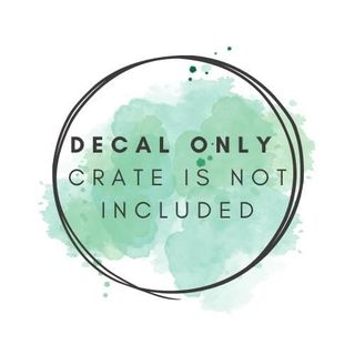Book lover’s crate decals: listing photo 3