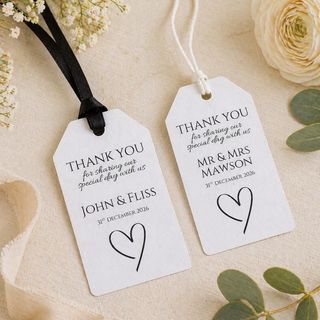 Wedding thank-you tags: listing photo 3