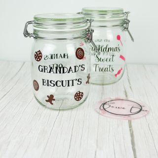 Personalised biscuit jar: listing photo 4