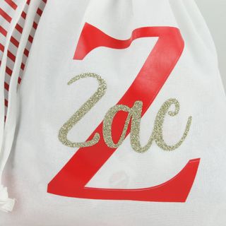 Personalised Christmas drawstring bag: listing photo 4