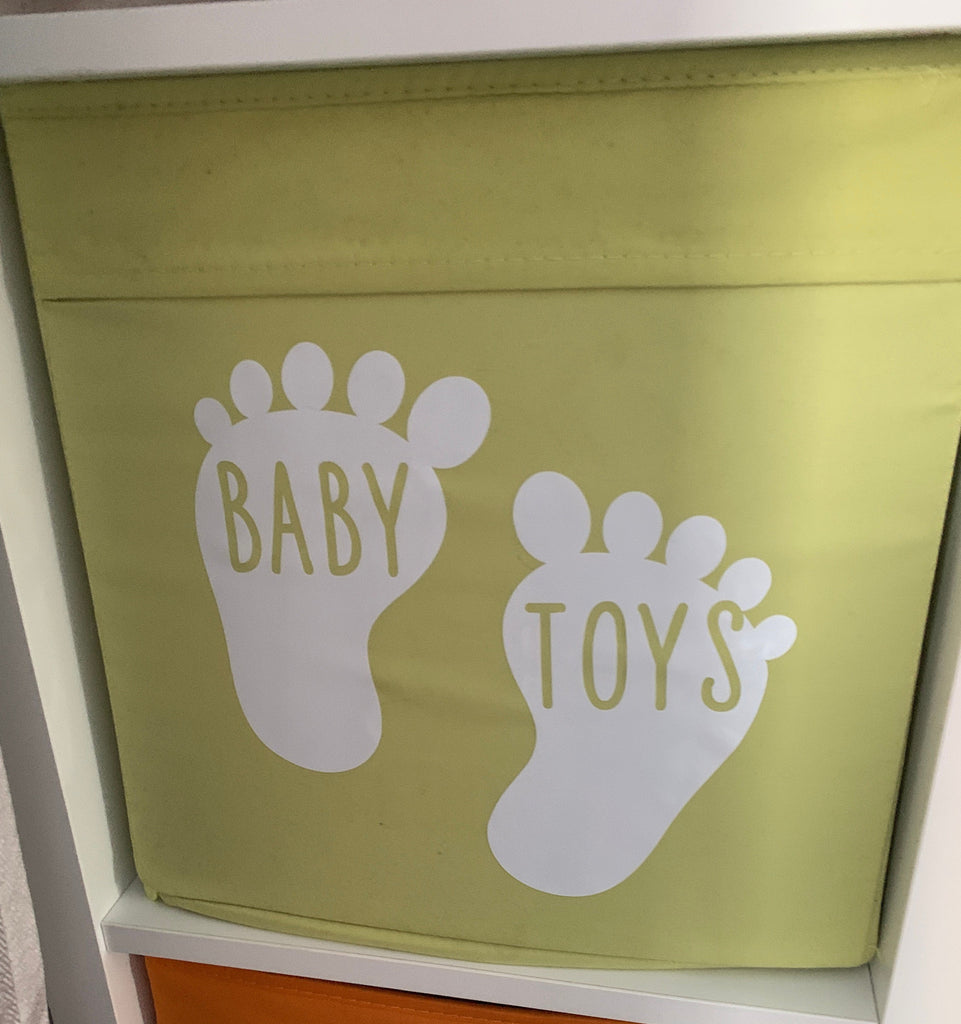 Toy Storage Decals