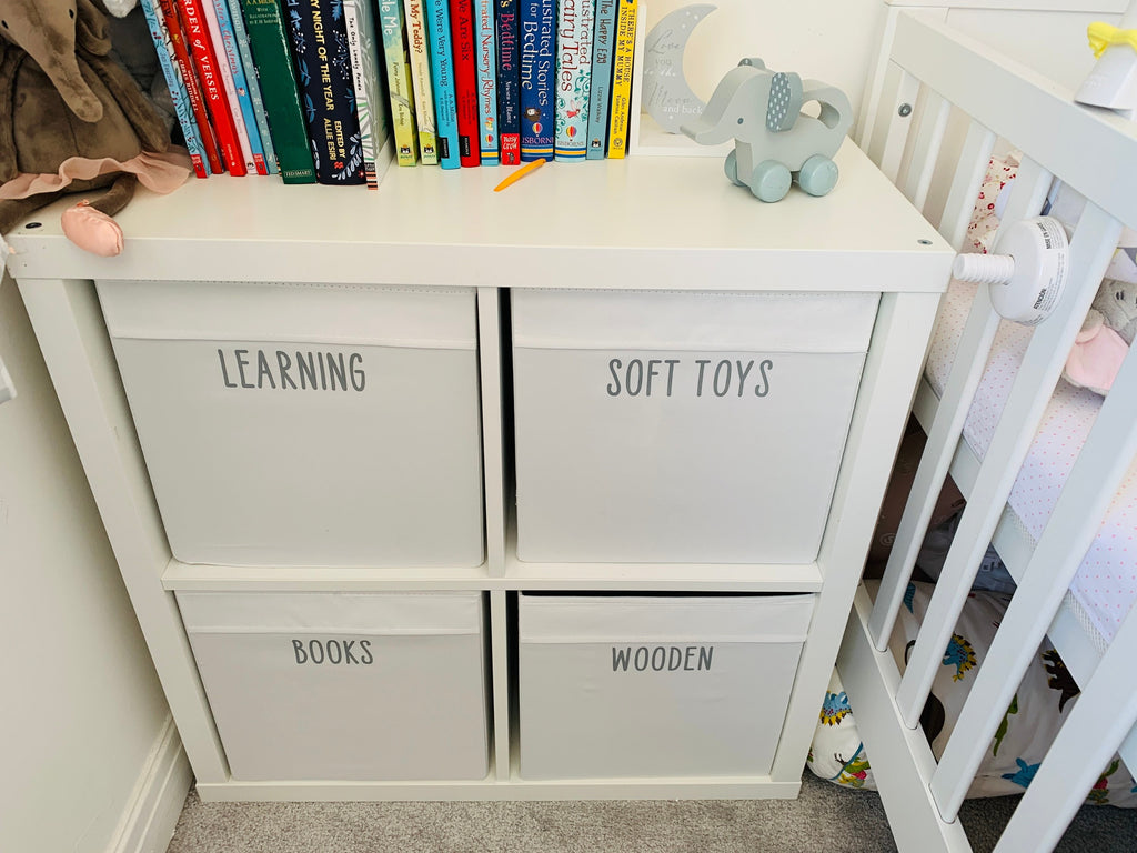 Toy Storage Word Decals