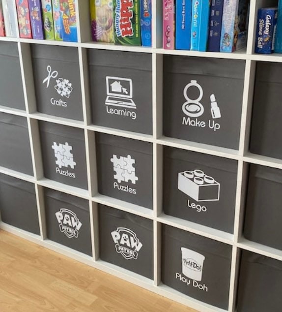 Toy Storage Decals