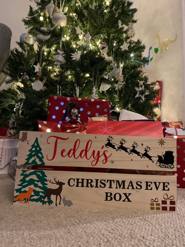 Christmas Eve Crate Decal