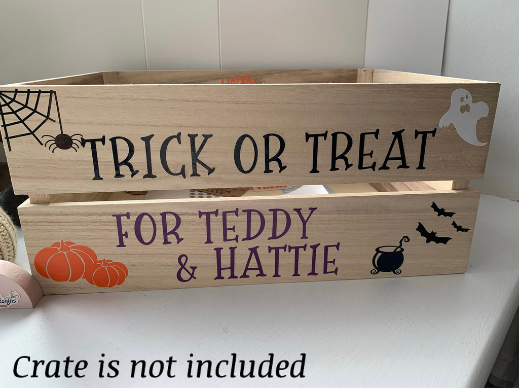 Halloween Crate Decal