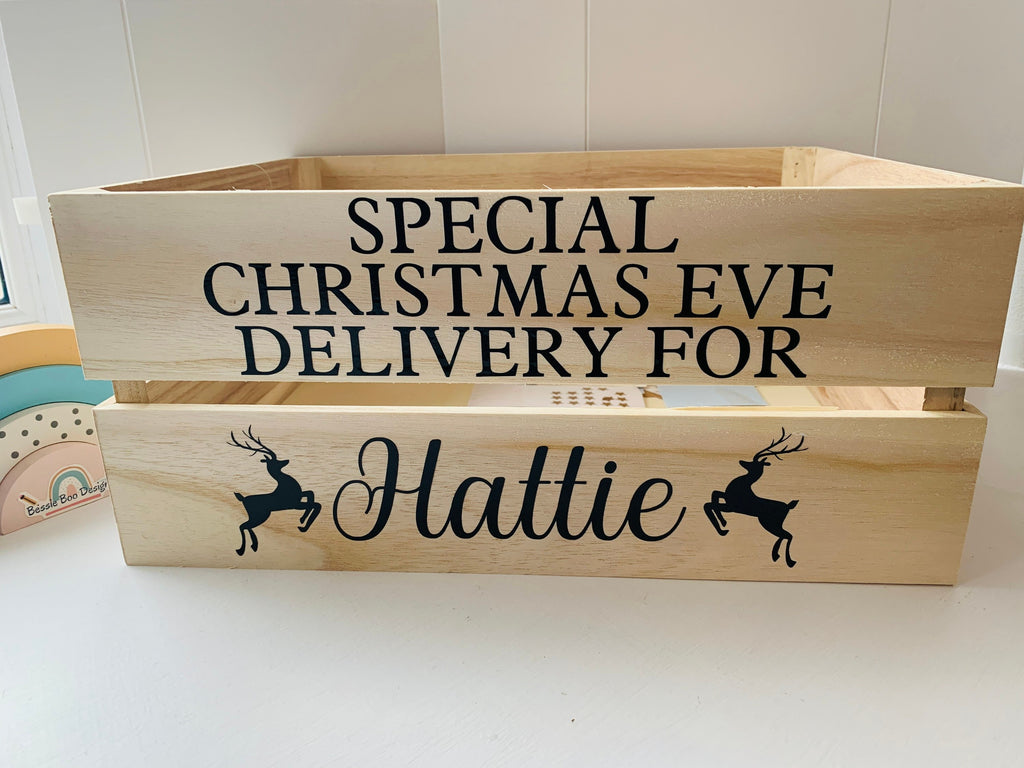 Christmas Crate Decal