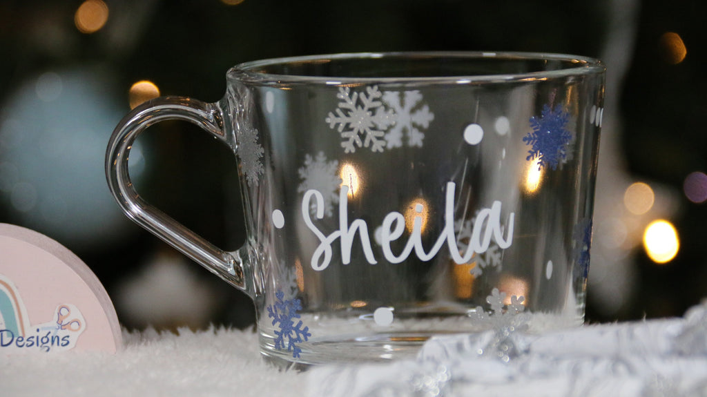 Christmas Glass Mug