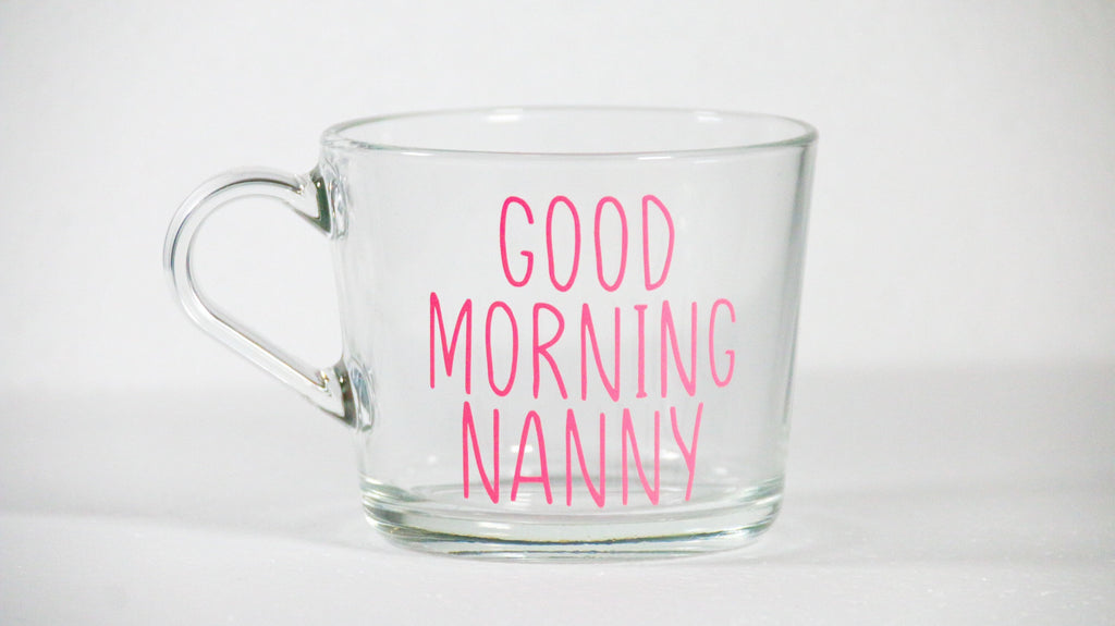 Good Morning Glass Mug