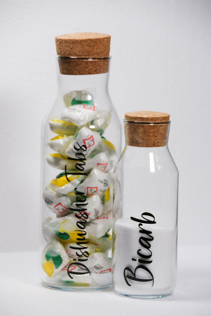 Custom Made Storage Bottles | Laundry Bottle | Bathroom Bottle | Kitchen Organisation | Home Storage