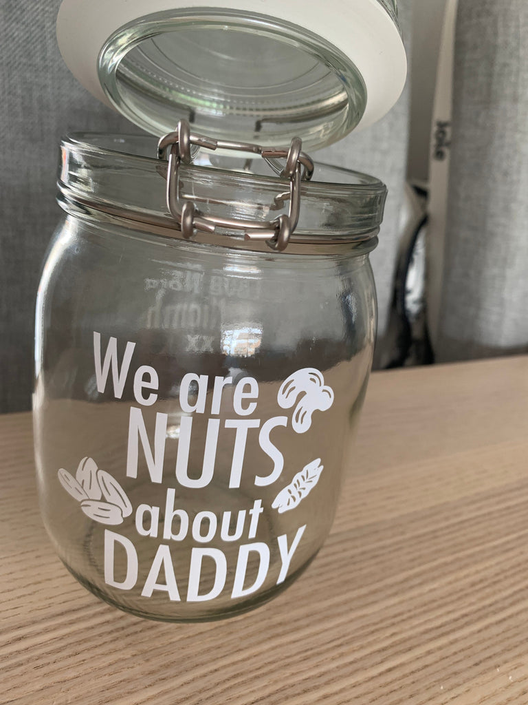 Gift Ideas - Personalised Nuts Jar