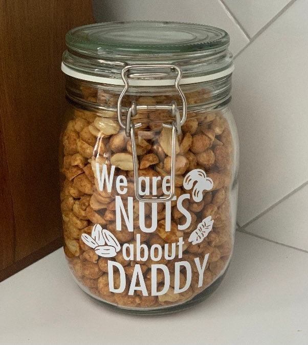 Gift Ideas - Personalised Nuts Jar