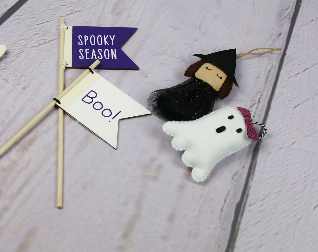 Halloween Wooden Flags