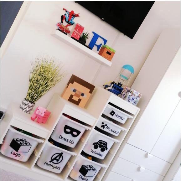 Toy Storage Decals