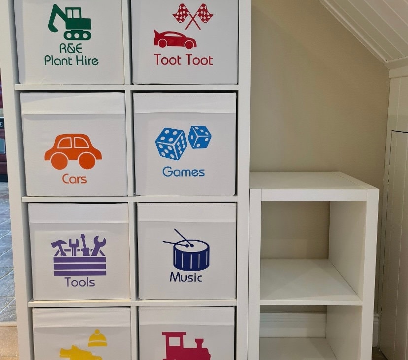 Toy Storage Decals