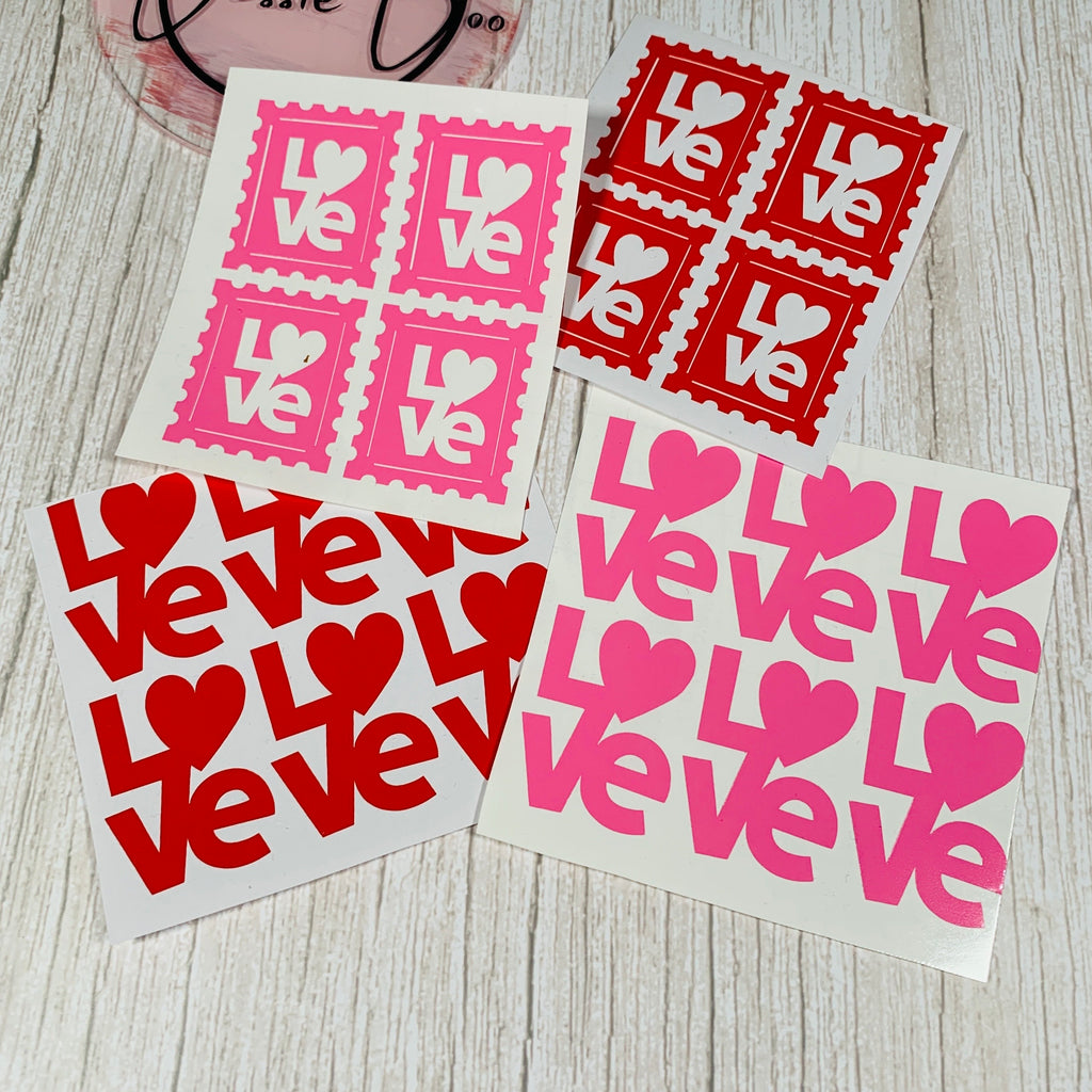 Valentine Decal Sheet