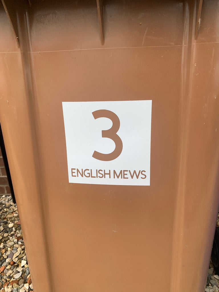 Wheelie Bin Labels