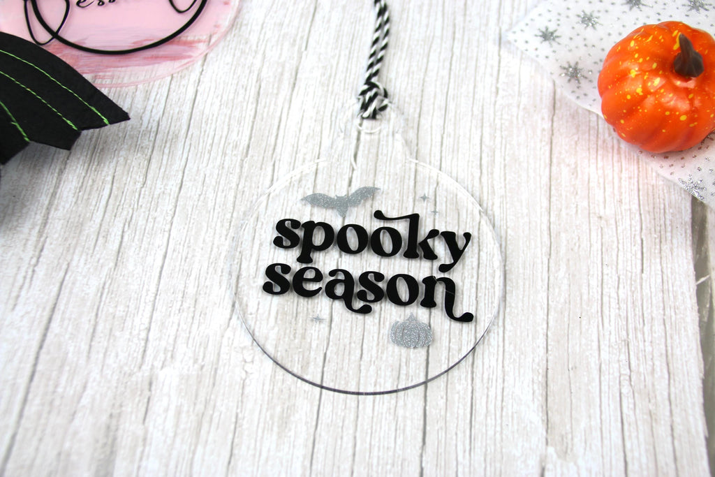 Halloween Personalised Acrylic Tag | Personalised Decorations | Personalised Gifts | Autumn Decorations | Spooky Season