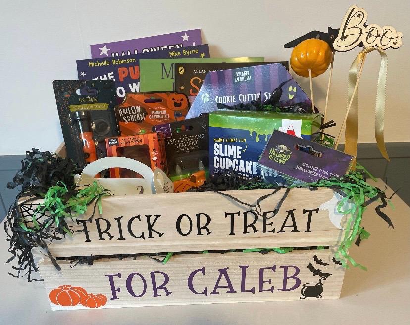 Crate - Halloween Crate | Halloween Gift | Halloween Treat Box | Personalised Halloween box | Trick or Treat crate